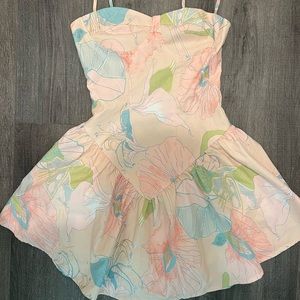 Corset pastel dress